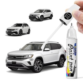 XTryfun L0K1 Oryx White Touch Up Paint Compatible with Volkswagen, DIY Car Paint Scratch Repair, Quick & Easy Fix Automotive Scratch Repair for Arteon/Jetta/Tiguan/Beetle/Golf/GTI/CC/Passat
