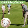Aihoom 2PCS Golf Stroke Counter, Clicker Counter with Keychain, Portable