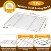 P&P CHEF 12.5 Inch Baking Sheet Pan with Rack Set,