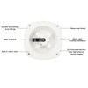 RV White City Water Fill Inlet, Wall Mount Pressure Regulator