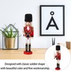 DEARMAMY Large Nutcrackers Christmas 6ft Christmas Nutcracker Figurine Decoration: Wooden
