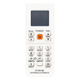 VINABTY New KT-9018E Replacement Remote Control KT-9018E Air Conditioner Remote Control Replacement for KT-9018E Universal AC Air Conditioner Remote Controller