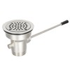 Phivan 3-1/2 Inch Commercial Sink Drain with Lever Handle Kitchen