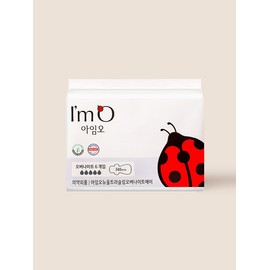 I'm O Organic Sanitary Napkin Overnight 10 Pack / 아임오 유기농 생리대 오버나이트 10팩