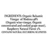 Mantova Fratelli Raspberry Organic Balsamic Vinegar, 8.5 Oz (Thrее Рack)