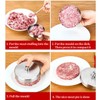 Adjustable Burger Press,Stainless Steel Hamburger Press Patty Maker,Solid Burger Maker