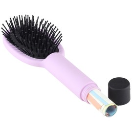 Evergreen Labs Hair Brush with Secret Compartment - Money Hiding, Key Hide, Travel Hair Brush - Discreet Money Box for Valuables - Can Safe - Hidden Safe - Beach Safe - Pink