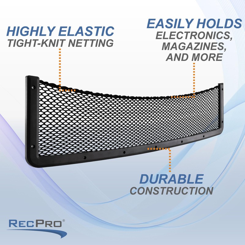 RecPro RV Storage Net | Stretchable Mesh Cargo Net with