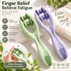 Finger Massager Dual-Row Roller Design Easy Use Relieve Finger Fatigue