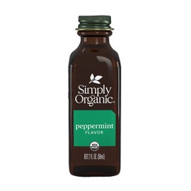 Simply Organic Peppermint Flavor, Certified Organic | 2 oz | Pack of 12