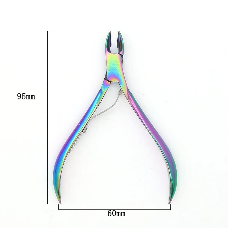 Cuticle Clipper Scissors Stainless Steel Manicure Colourful Clipper Dead Skin