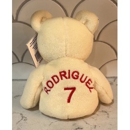 Bamm Beano’s Rodriguez #7 Cream Colored With Red Writing *NWT*