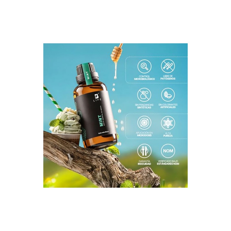 Aceite Esencial con Ingredientes Puros y Naturales, Aromalogía de 50