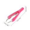 NOLITOY Brow Clip Tweezer Automatic Eyebrow Clamp Trimming Tool and