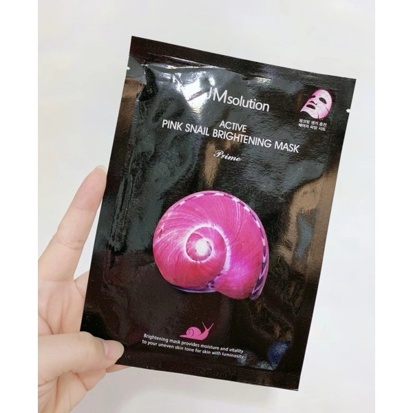 JMsolution ACTIVE PINK SNAIL BRIGHTENING MASK for Uneven Skin Tone