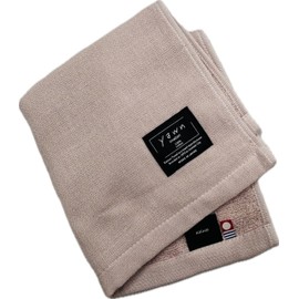 Imabari Towel, Sunhawkin Cotton, Single-Sided Gauze, Hand Towel, Taged, Yawn, Luxury, Made in Japan, Solid, Imabari, Yoga, Gym, Bathing, Spa (Pink), Hand Towel)