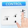 GLEAVI 1 Set Rv Wall Thermostat Replacement Durable Material Accurate