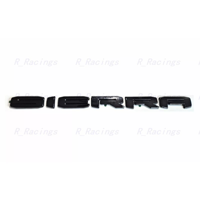 Sierra Overlay Gloss black X31 Off Road Sierra Elevation Emblem