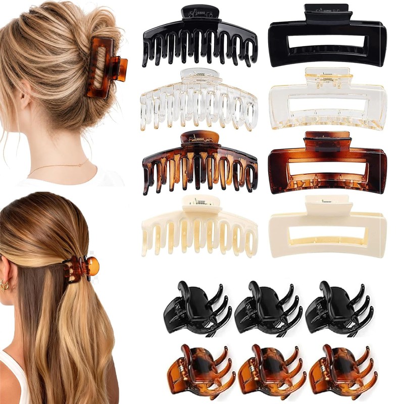 Pinzas Para Cabello de 14 Piezas,Pinzas Para El Cabello Antideslizantes
