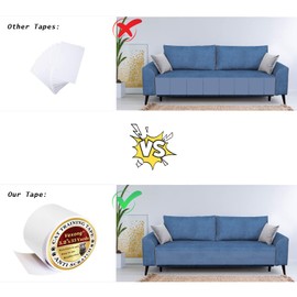 Vexong Anti Cat Scratch Furniture Protector, 3.2" x 33 Yards Transparent Pet Training Tape for Couch, Door