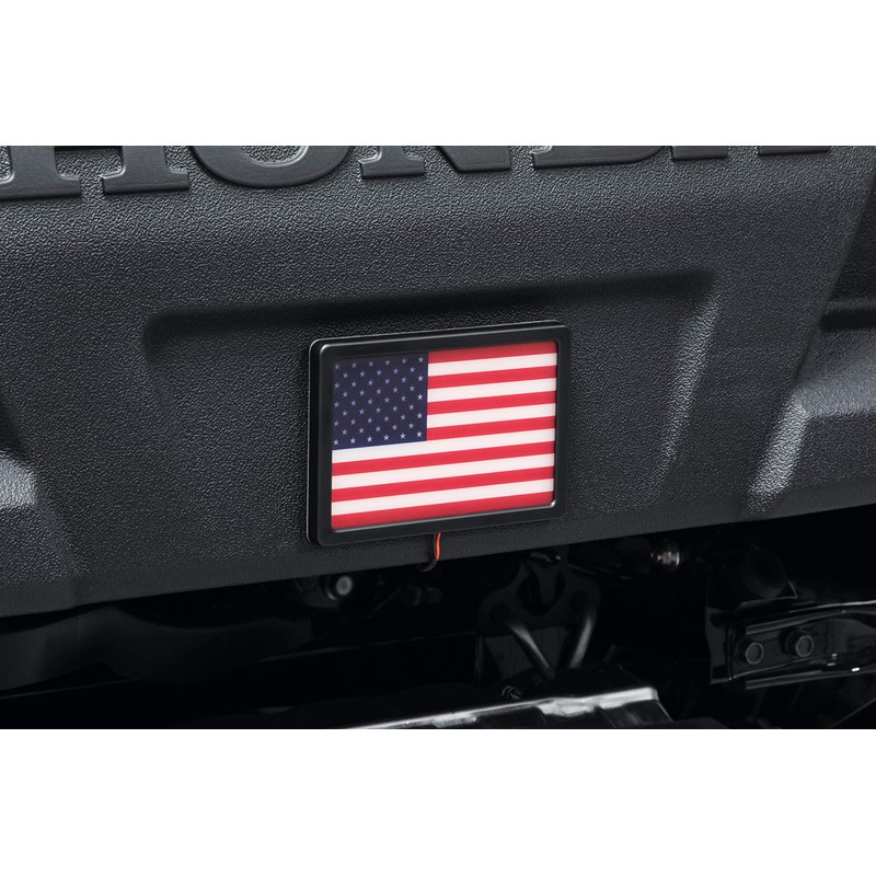 Kuryakyn 2892 Motorcycle Lighting Accessory: Freedom Flag LED Light Kit,