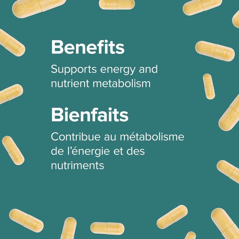Webber Naturals Vitamin B100 Complex, 90 Tablets, Supports Energy Production