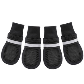 Hilanco Breathable Mesh Dog Boots, Dog Boots for Large Dogs, Dog Paw Protection for Hot Pavement