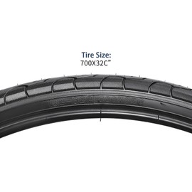 YUNSCM 2-PCS 700C Bike Tires 700x32C/32-622 Compatible with 700x30C 700x31C 700 x 32C 700x34C 700x35C Bike Bicycle Tires（Y-1282