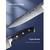 Knife Set, D.Perlla 14 Pieces Kitchen Knife Set with Built-in