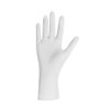 Nitrile Gloves White Pearl Size S