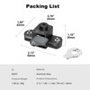 Mechrig NATO Rail Sliding Clamp with Cold Shoe & ARRI