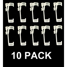 JSP Brand Pick a Pack of 3 Inch Valance Clips for Window Blinds Wholesale Pricing (10)