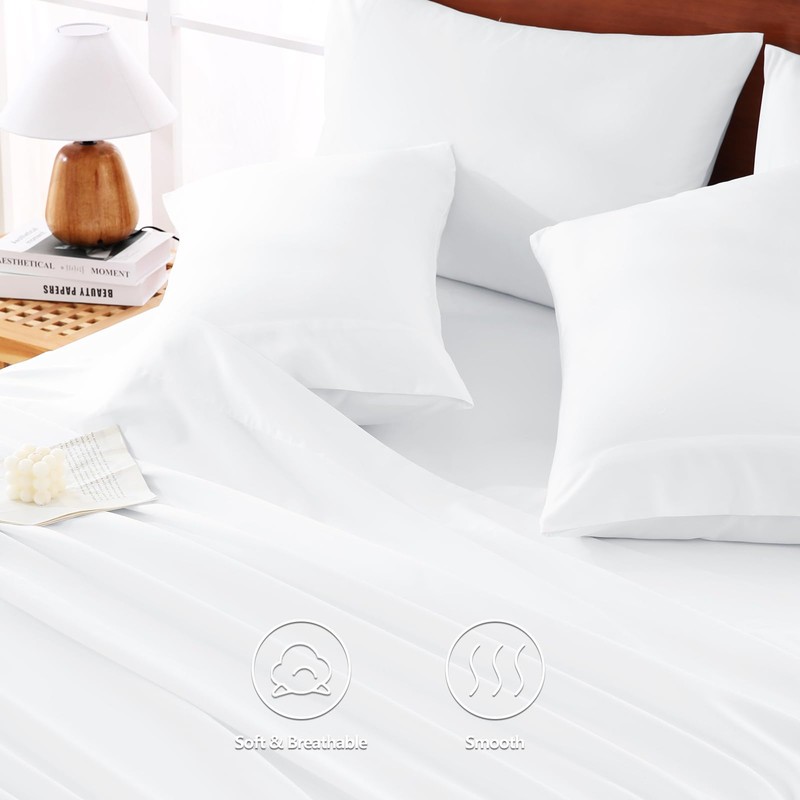 CozyLux Extra Deep Pocket King Size Sheets Set - 6