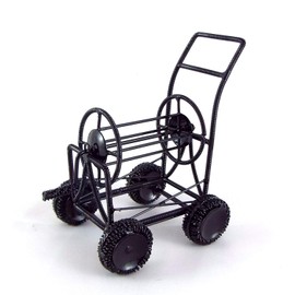 Aztec Imports, Inc. Dollhouse Miniature 1:12 Scale Cart and Hose Reel #G8640