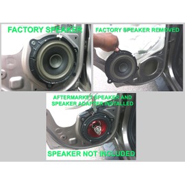 Speaker Adapter Spacer Rings - Exact Fit for Select Infiniti & Fits Nissan Vehicles - SAK050_55875-4 Pair