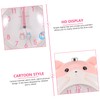ABOOFAN Cartoon Hamster Alarm Clock Light Digital Clock for Boys