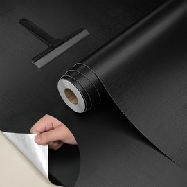 WADILE Peel and Stick Solid Color Wallpaper 15.7"x78.7" Upgraded Aluminum Foil Backing, Waterproof Self Adhesive Contact Paper for Kitchen Countertops Furniture Cabinets Walls Home Renovation