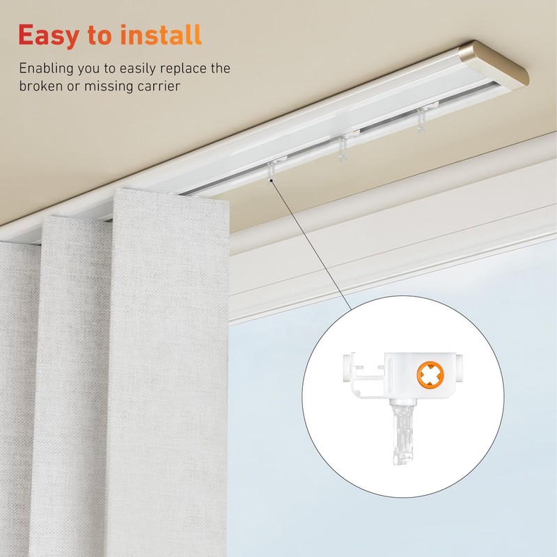 Vertical Blinds Replacement Stem and Gear - Compatible with Standard