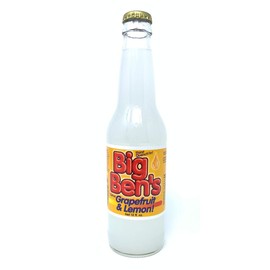 Big Ben's Grapefruit & Lemon Soda - 12 OZ (12 Glass Bottles) 24 Pack
