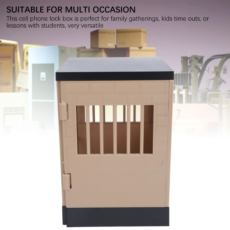 Cell Phone Lock Box with Key Lockable Mobile Phone Storage