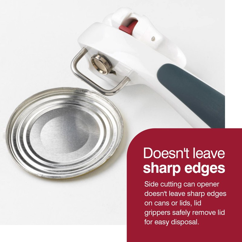 Zyliss Safe Edge Can Opener - Manual Can Opener with
