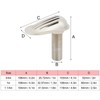 Marine Intake Strainer Stainless Steel 316 Thru Hull Water Pickup