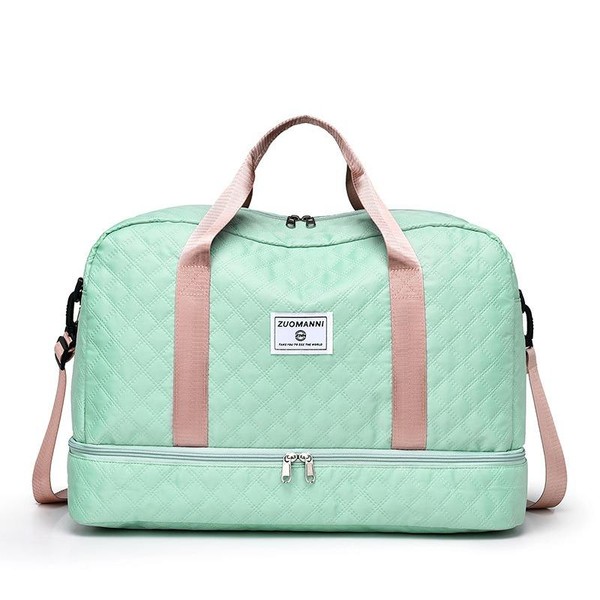 Lightweight Large Capacity Duffle Bag, Stylish Argyle Design, Perfect Carry