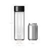 Ever Vessel Glass Water Bottle 20oz - Non-insulated | Borosilicate