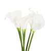 sourcing map 6Pcs Artificial Calla Lily Fake Flowers 13" White