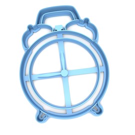Sweet Prints Inc Alarm Clock Cookie Cutter - Dishwasher Safe (4")