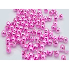 TroutLegend Slotted Tungsten Beads - Metallic Light Pink - 3.0 mm