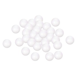 uxcell 75Pcs 1.5" White Polystyrene Foam Balls Smooth Round Solid Ball for Crafts, Art, DIY, Household, Party Decorations