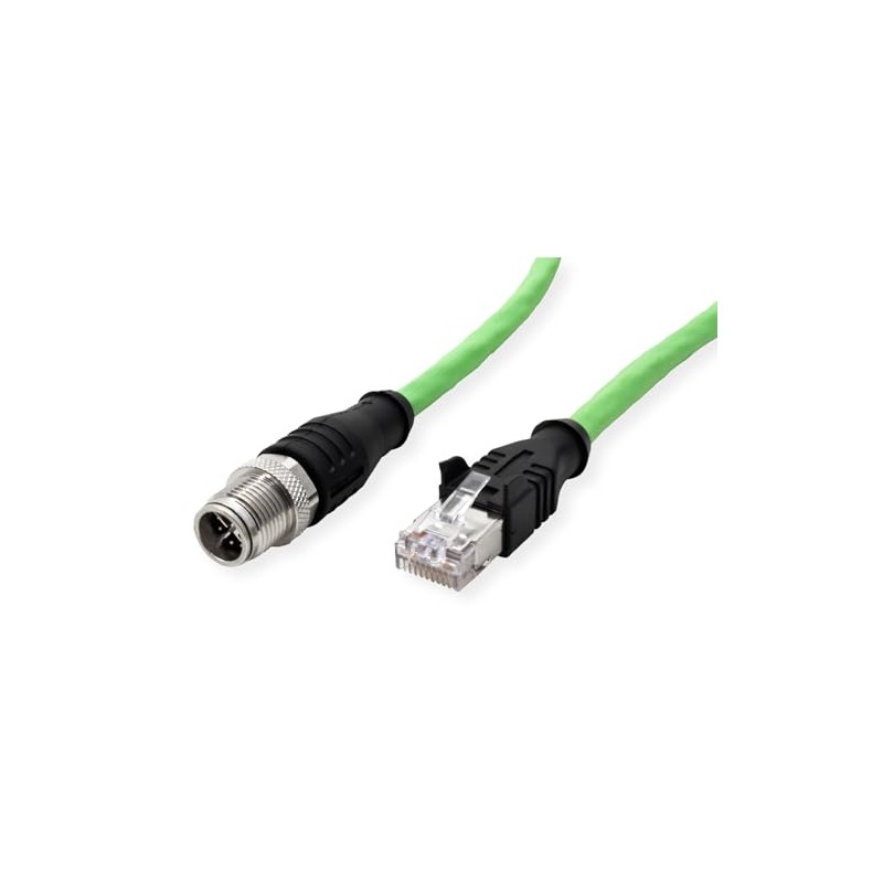 SENSOR CABLE, M12 PLUG 8POS-RJ45, 2M 142M2X15020 By METZ CONNECT