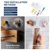 Gourmetop Magnetic Knife Holder for Wall 12”, Acacia Wood, No